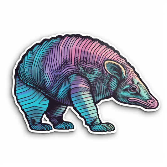 Armadillo Vinyl Decal Sticker for Car, Laptop, Tumbler and more # 007905