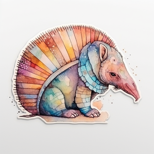 Armadillo Vinyl Decal Sticker for Car, Laptop, Tumbler and more # 007916