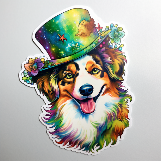 Australian Shepherd Dog Vinyl Decal Sticker for Car, Laptop, Tumbler and more # 003620