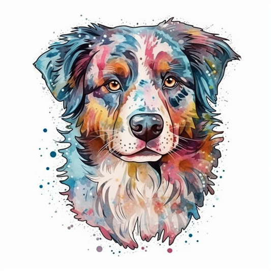 Australian Shepherd Dog Vinyl Decal Sticker for Car, Laptop, Tumbler and more # 003630