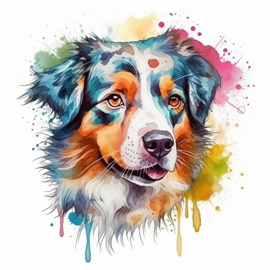 Australian Shepherd Dog Vinyl Decal Sticker for Car, Laptop, Tumbler and more # 003631