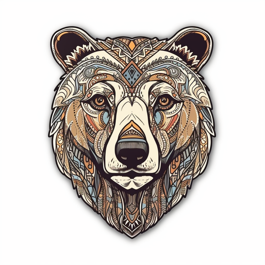 Bear Vinyl Decal Sticker for Car, Laptop, Tumbler and more # 006402