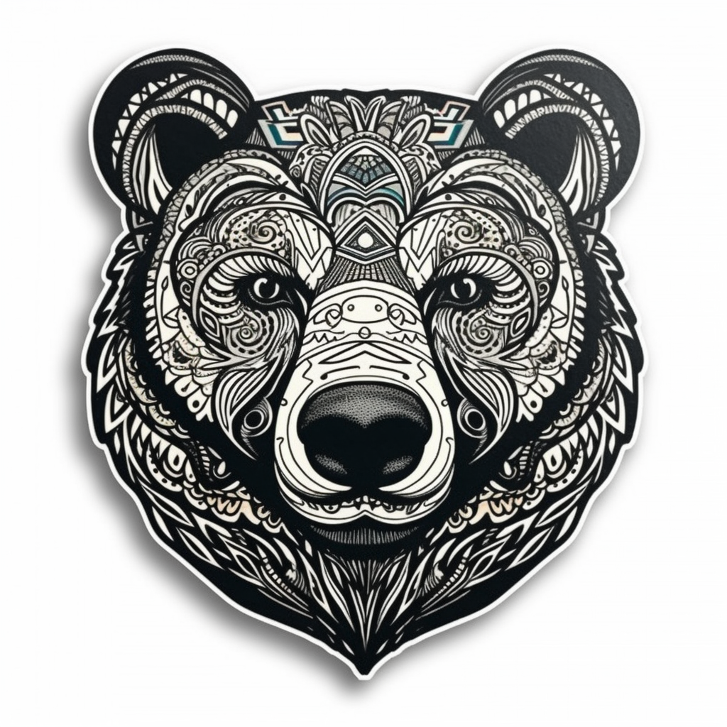 Bear Vinyl Decal Sticker for Car, Laptop, Tumbler and more # 006382