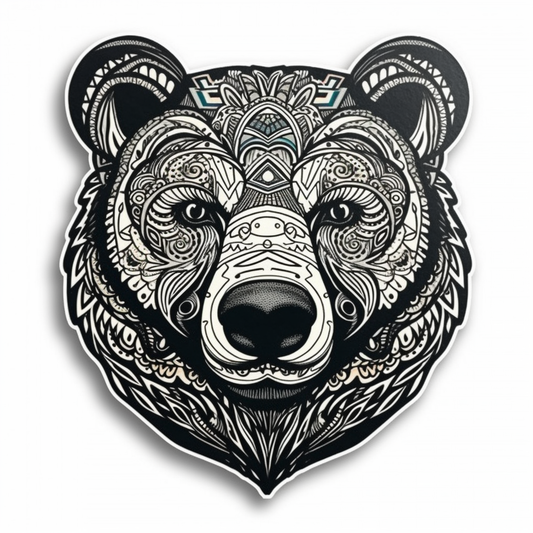 Bear Vinyl Decal Sticker for Car, Laptop, Tumbler and more # 006382