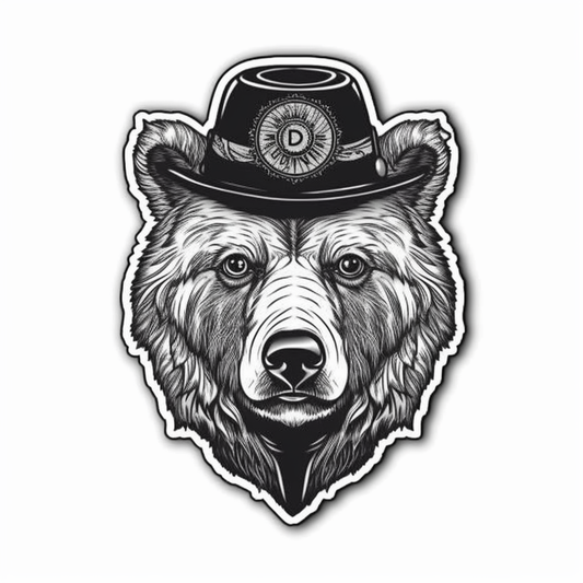 Bear Vinyl Decal Sticker for Car, Laptop, Tumbler and more # 006406