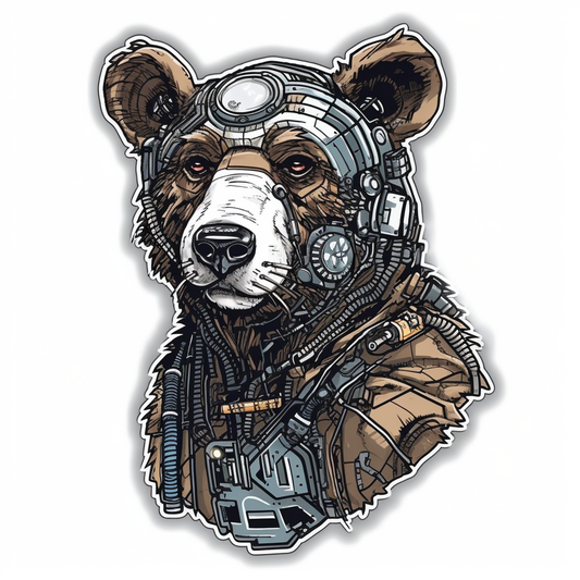 Bear Vinyl Decal Sticker for Car, Laptop, Tumbler and more # 00482