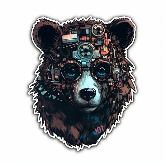Bear Vinyl Decal Sticker for Car, Laptop, Tumbler and more # 00486