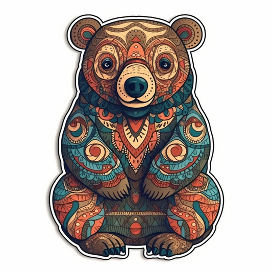 Bear Vinyl Decal Sticker for Car, Laptop, Tumbler and more # 00488