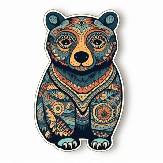 Bear Vinyl Decal Sticker for Car, Laptop, Tumbler and more # 00481