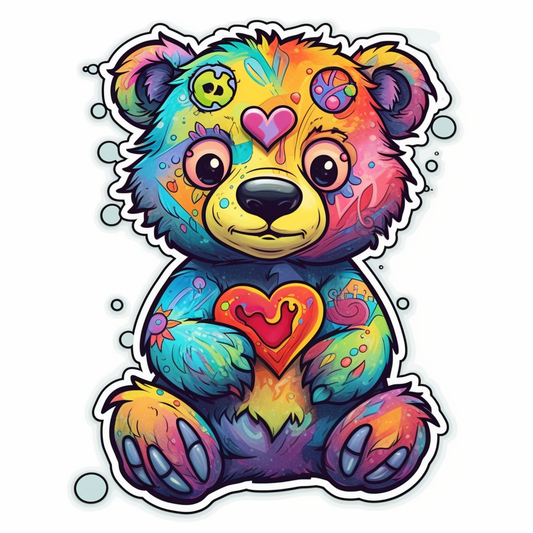 Bear Vinyl Decal Sticker for Car, Laptop, Tumbler and more # 00503