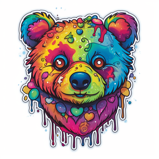 Bear Vinyl Decal Sticker for Car, Laptop, Tumbler and more # 00515