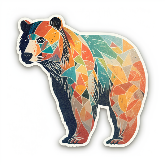 Bear Vinyl Decal Sticker for Car, Laptop, Tumbler and more # 00512