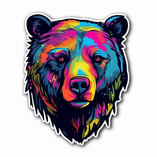 Bear Vinyl Decal Sticker for Car, Laptop, Tumbler and more # 00508