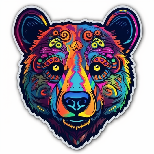 Bear Vinyl Decal Sticker for Car, Laptop, Tumbler and more # 00514