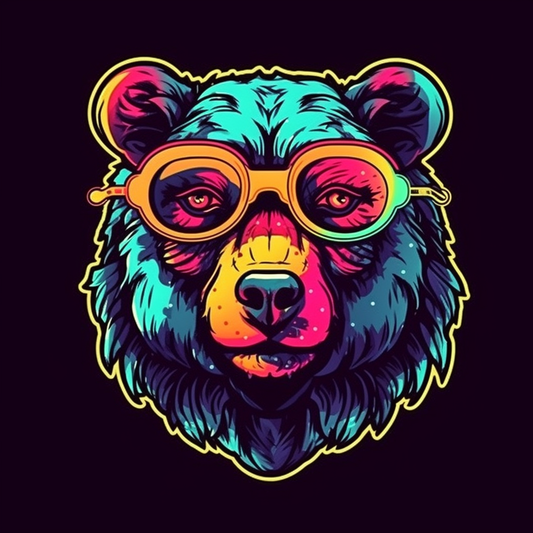 Bear Vinyl Decal Sticker for Car, Laptop, Tumbler and more # 00506