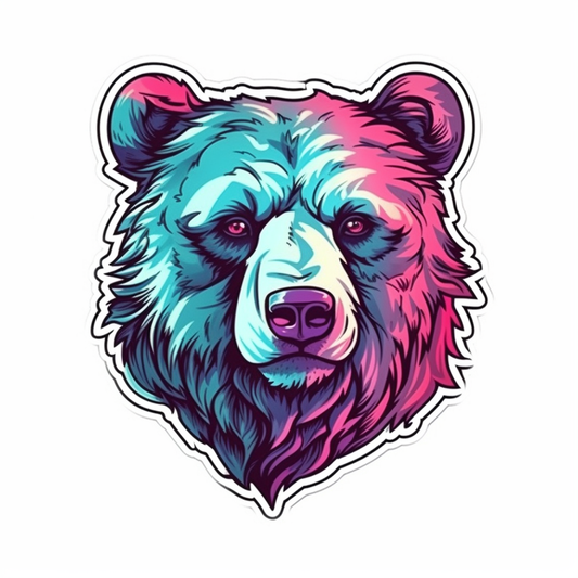 Bear Vinyl Decal Sticker for Car, Laptop, Tumbler and more # 006398