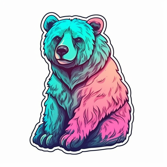 Bear Vinyl Decal Sticker for Car, Laptop, Tumbler and more # 006430