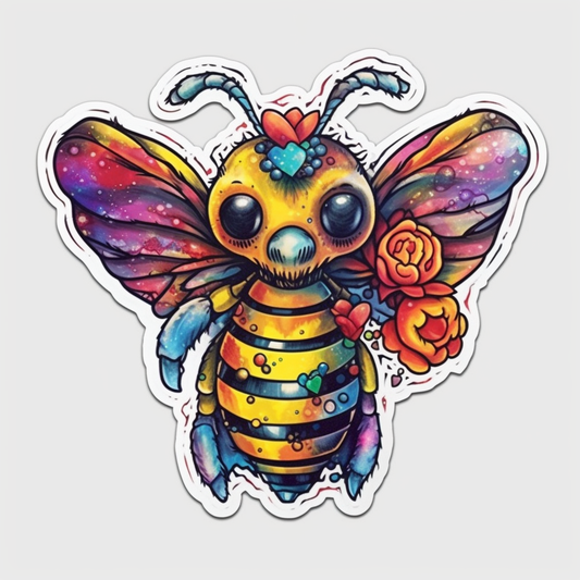 Bee Vinyl Decal Sticker for Car, Laptop, Tumbler and more # 005934