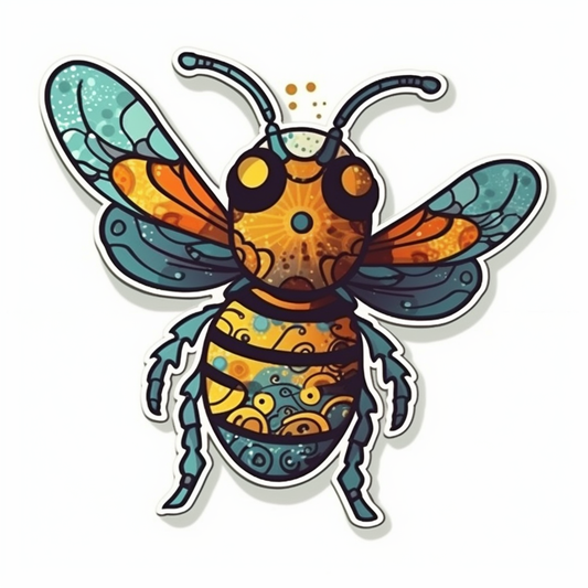 Bee Vinyl Decal Sticker for Car, Laptop, Tumbler and more # 005900