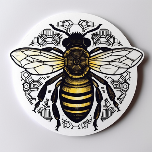 Bee Vinyl Decal Sticker for Car, Laptop, Tumbler and more # 005937