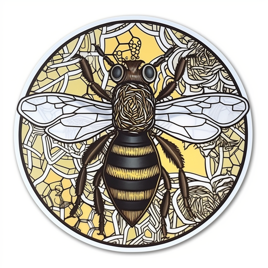 Bee Vinyl Decal Sticker for Car, Laptop, Tumbler and more # 005894