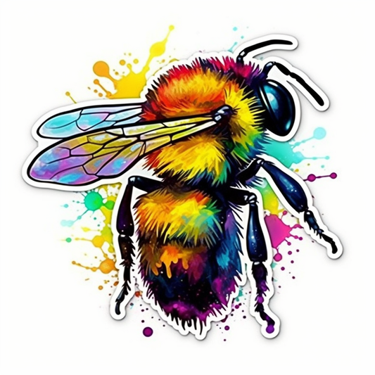 Bee Vinyl Decal Sticker for Car, Laptop, Tumbler and more # 005885
