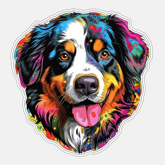 Bernese Mountain Dog Vinyl Decal Sticker for Car, Laptop, Tumbler and more # 007132