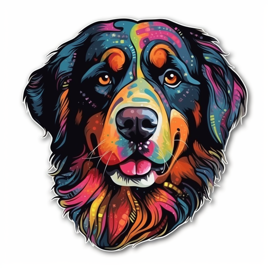 Bernese Mountain Dog Vinyl Decal Sticker for Car, Laptop, Tumbler and more # 007138