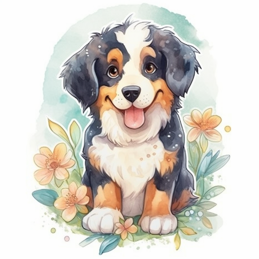 Bernese Mountain Dog Vinyl Decal Sticker for Car, Laptop, Tumbler and more # 007139