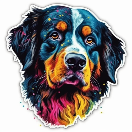 Bernese Mountain Dog Vinyl Decal Sticker for Car, Laptop, Tumbler and more # 007141