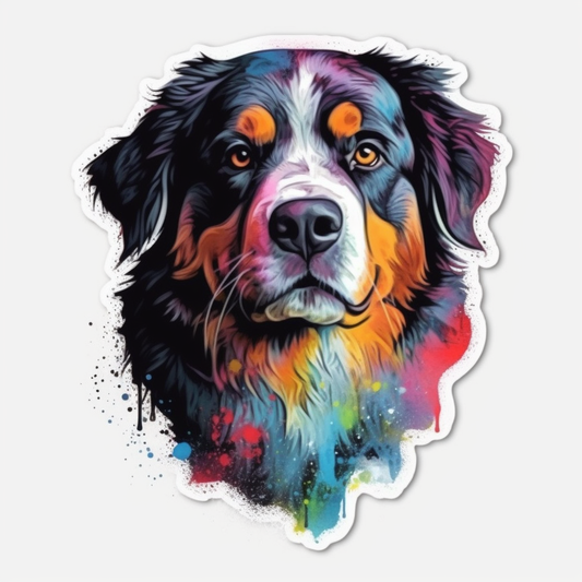 Bernese Mountain Dog Vinyl Decal Sticker for Car, Laptop, Tumbler and more # 007145