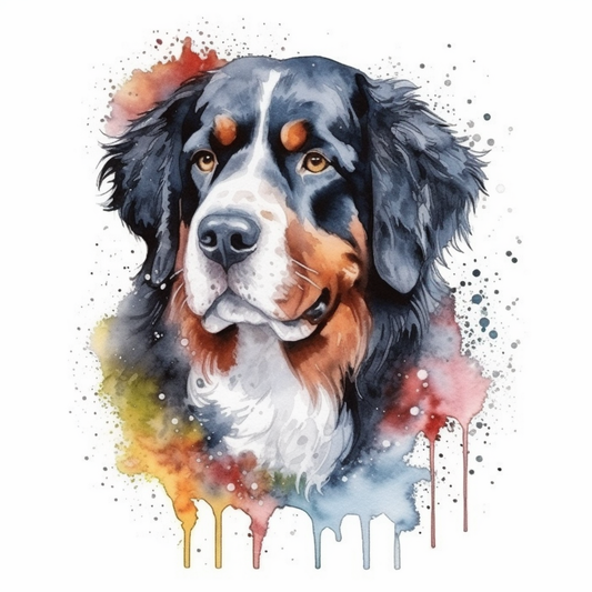 Bernese Mountain Dog Vinyl Decal Sticker for Car, Laptop, Tumbler and more # 007150