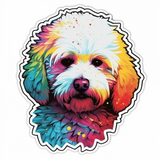 Bichon Frise Dog Vinyl Decal Sticker for Car, Laptop, Tumbler and more # 007380