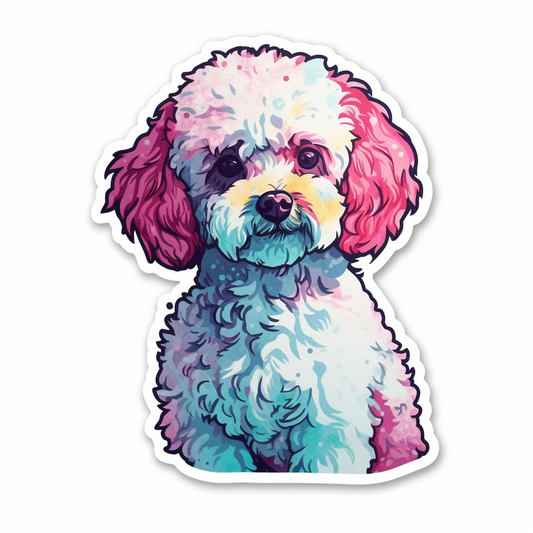 Bichon Frise Dog Vinyl Decal Sticker for Car, Laptop, Tumbler and more # 007385