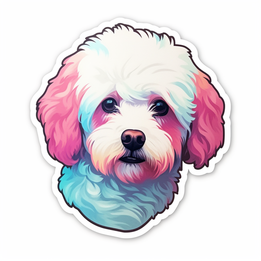 Bichon Frise Dog Vinyl Decal Sticker for Car, Laptop, Tumbler and more # 007390