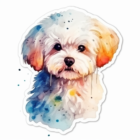 Bichon Frise Dog Vinyl Decal Sticker for Car, Laptop, Tumbler and more # 007397