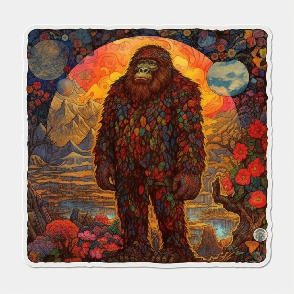 Big Foot Vinyl Decal Sticker for Car, Laptop, Tumbler and more # 006823