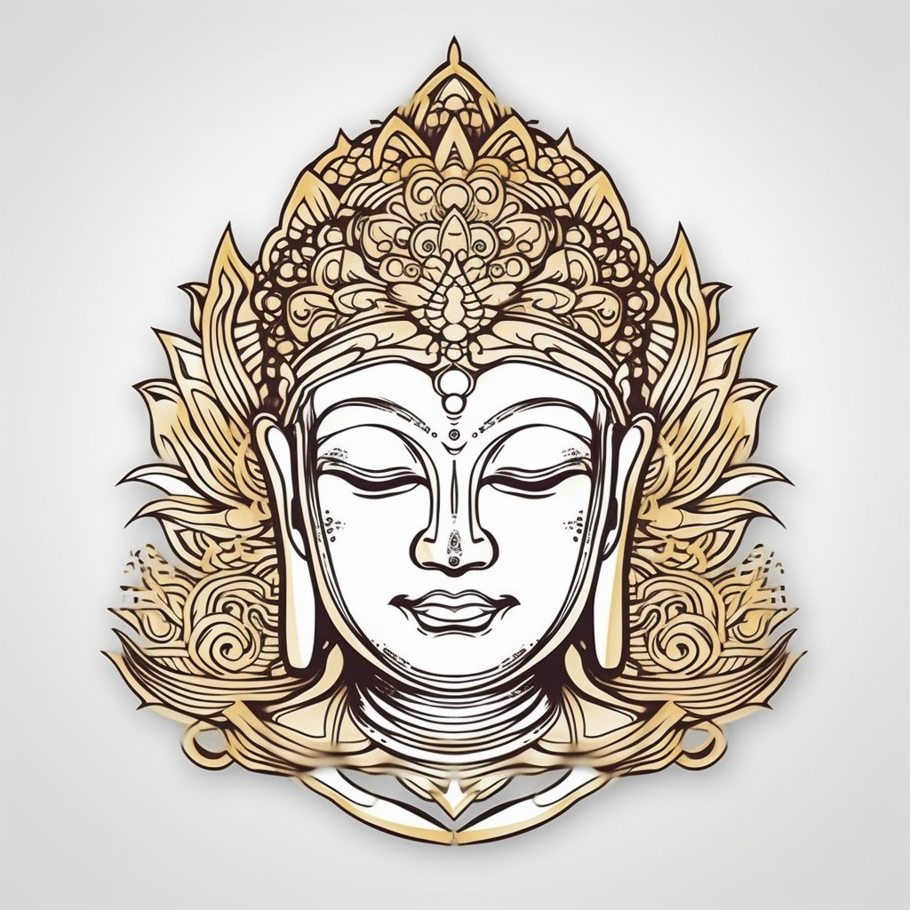 Buddha Vinyl Decal Sticker for Car, Laptop, Tumbler and more # 0010160