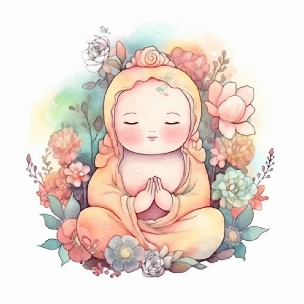 Buddha Vinyl Decal Sticker for Car, Laptop, Tumbler and more # 0010183