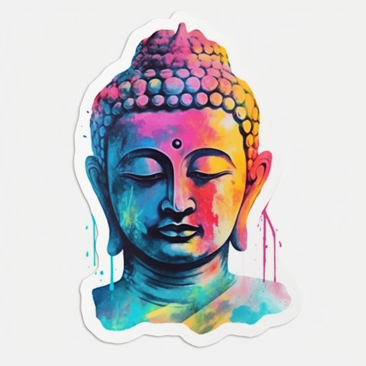 Buddha Vinyl Decal Sticker for Car, Laptop, Tumbler and more # 0010169