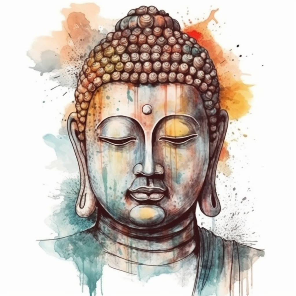 Buddha Vinyl Decal Sticker for Car, Laptop, Tumbler and more # 0010178