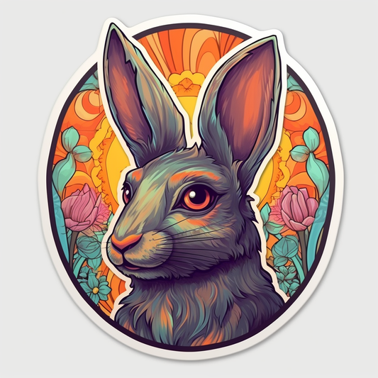 Cute and adorable Bunny Rabbit Vinyl Decal Sticker for Car, Laptop, Tumbler and more # 0010882