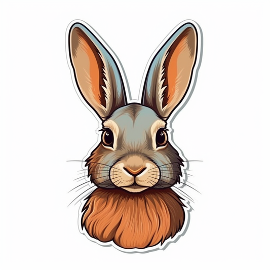 Cute and adorable Bunny Rabbit Vinyl Decal Sticker for Car, Laptop, Tumbler and more # 0010872