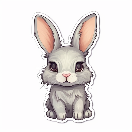Cute and adorable Bunny Rabbit Vinyl Decal Sticker for Car, Laptop, Tumbler and more # 0010866