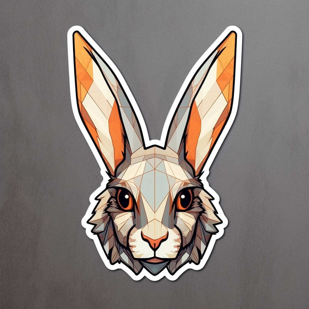 Cute and adorable Bunny Rabbit Vinyl Decal Sticker for Car, Laptop, Tumbler and more # 0010877