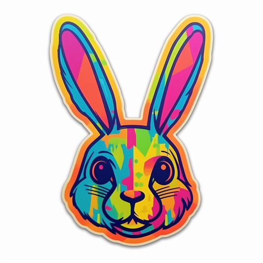 Cute and adorable Bunny Rabbit Vinyl Decal Sticker for Car, Laptop, Tumbler and more # 0010893