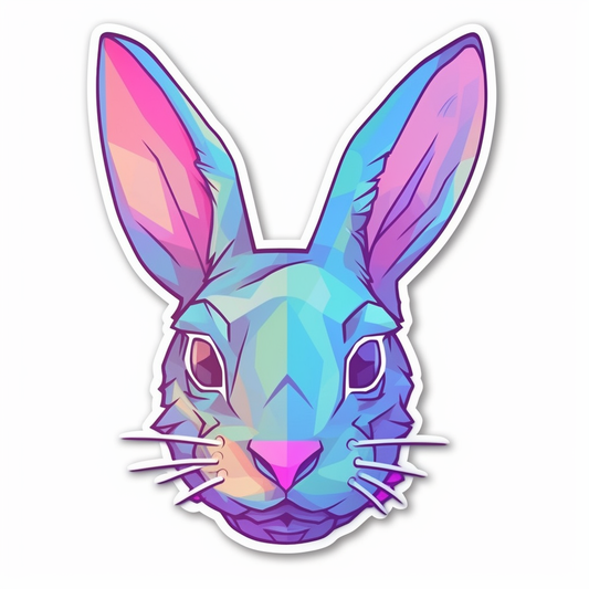 Cute and adorable Bunny Rabbit Vinyl Decal Sticker for Car, Laptop, Tumbler and more # 0010911