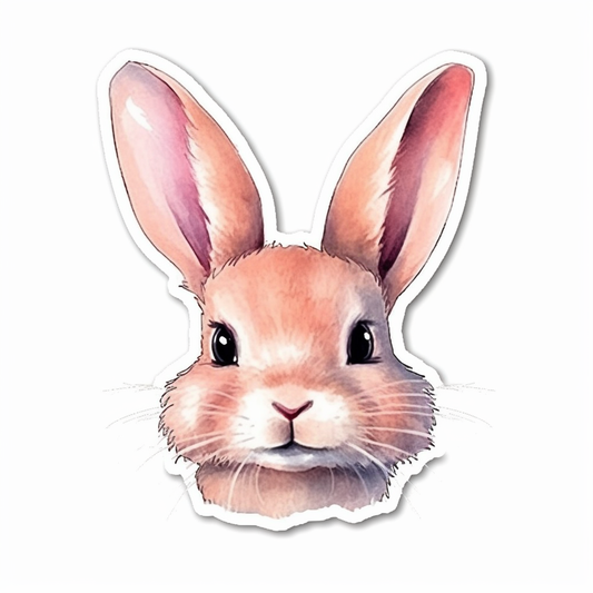Cute and adorable Bunny Rabbit Vinyl Decal Sticker for Car, Laptop, Tumbler and more # 0010909