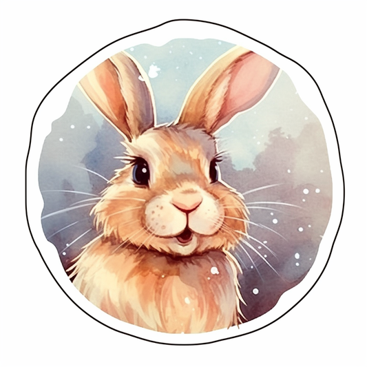 Cute and adorable Bunny Rabbit Vinyl Decal Sticker for Car, Laptop, Tumbler and more # 0010905