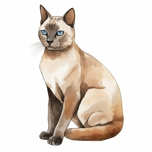 Burmese Cat Vinyl Decal Sticker for Car, Laptop, Tumbler and more # 008206